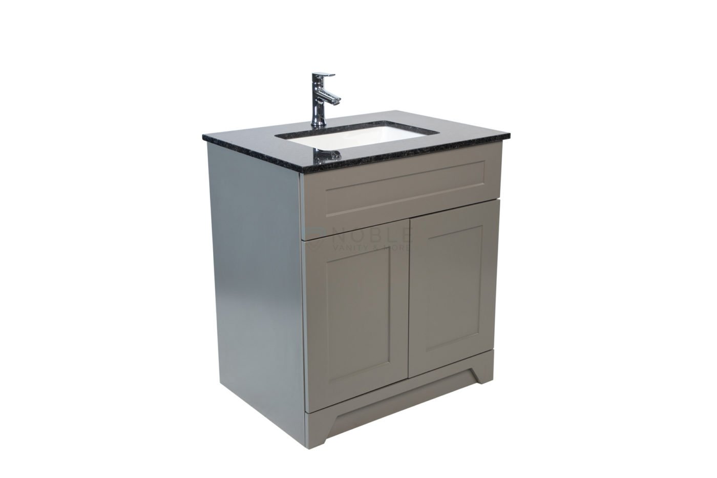 Flora Series Modern Shaker Grey 30inch Vanity Noble Vanity