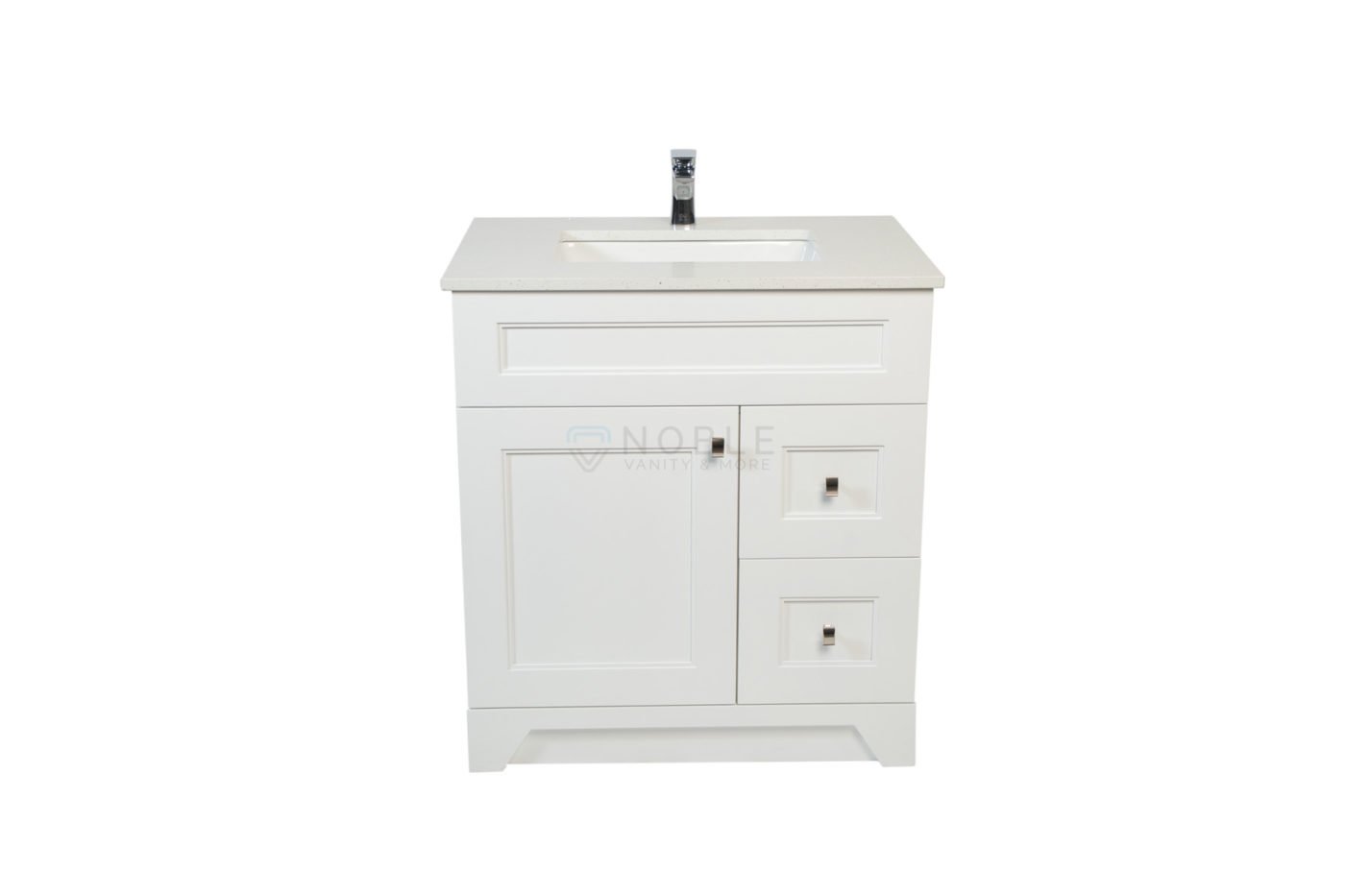 Royal Collection Step Shaker Grey 30inch Vanity with Left/Right