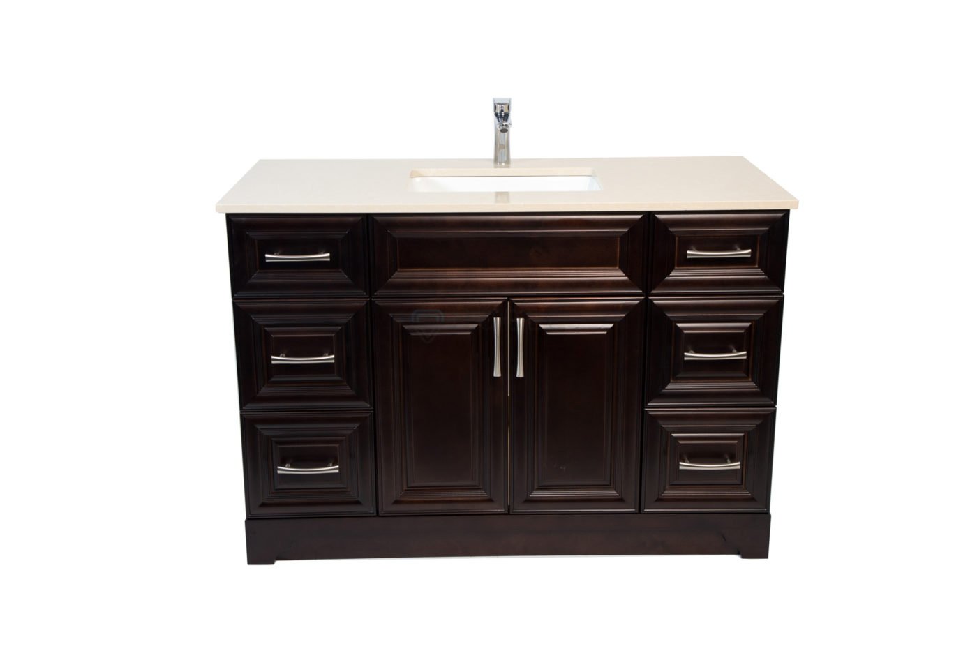 Royal Collection Queen Espresso 48 Inch Vanity With 6 Drawers Noble Vanity Royal Collection Queen Espresso 48 Inch Vanity With 6 Drawers Noble Vanity