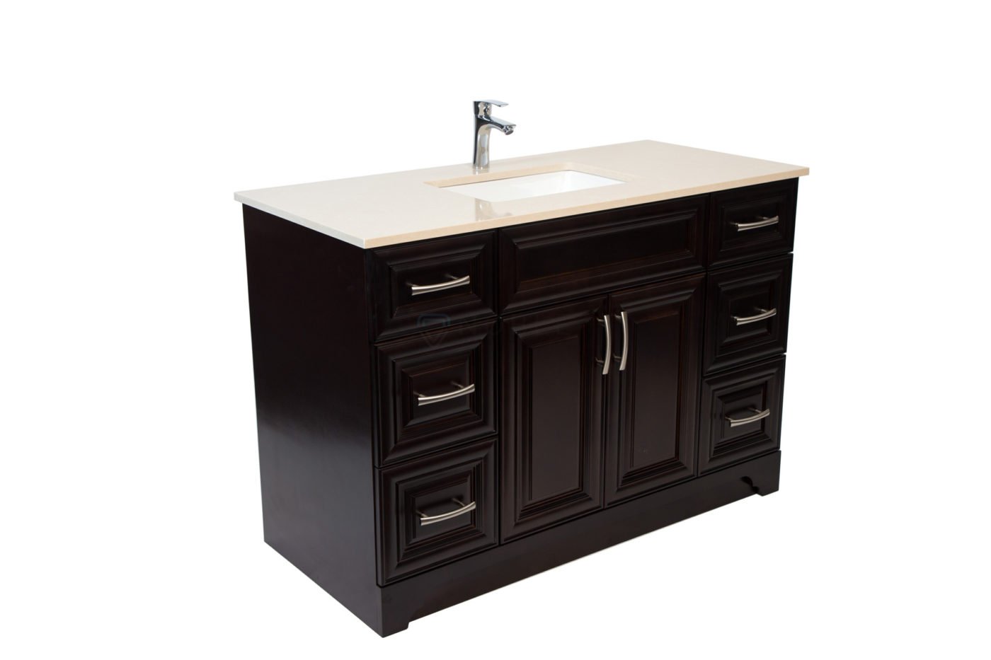 Royal Collection Queen Espresso 48 Inch Vanity With 6 Drawers Noble Vanity Royal Collection Queen Espresso 48 Inch Vanity With 6 Drawers Noble Vanity